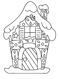 Here you will find houses and homes coloring pages for kids and adults. Gingerbread House Stencil Or Coloring Page Coloring Pages Christmas Coloring Pages Coloring Books