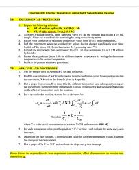 Of ethyl acetate iii) a=0.06, b=0.04 Experiment B Effect Of Temperature On The Batch Chegg Com