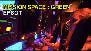 4k Mission Space Green Milder Intensity Epcot Orlando Fl Youtube
