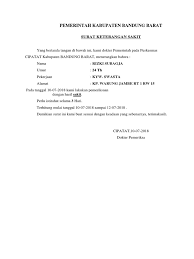Text of contoh surat keterangan sakit. Surat Keterangan Sakit Puskesmas Bandung Pdf Kumpulan Contoh Surat