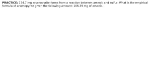 Empirical And Molecular Formula - Worked Examples - Youtube