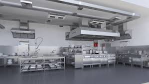 kitchen 3d model, commercial kitchen