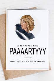 Bridesmaids Movie Kristen Wiig Get Ready To Party Will You Be Etsy In 2021 Bridesmaids Movie Be My Bridesmaid Bridesmaid Invitation