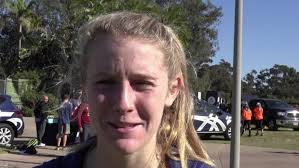 Ellie Lawler after getting All American