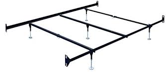 Cosco skyler kids' twin bed with reversible headboard, white. Queen Size Bed Frame Rail With Headboard Amp Footboard Attachments 5 Legs And Glides Buy Online In Bahamas At Bahamas Desertcart Com Productid 12843814
