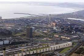 Gweithfeydd Haearn Port Talbot Port Talbot Steel Works Neath Port Talbot Paris Skyline
