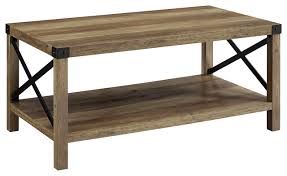 2021 gold black round side table, metal coffee table, bedroom bedside table/small table, cheap accent table l 16.5× w 16.5× h 17.7 bremerus $ 28.88 free shipping 40 Farmhouse Metal X Coffee Table With Corner Accents Industrial Coffee Tables By Walker Edison Houzz