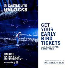 If you've already bought your tickets, they are still valid for the new date. Castle Lite Unlocks Early Bird Tickets Go On Sale This Week