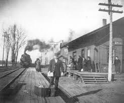 Hometown History Onalaska Railroad Depot Circa 1900 Hometown Railroad History