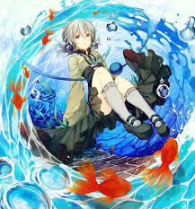 昔飼ってた黒い金魚が死んだのがこの時期だった気がする アニメの風景 金魚 イラスト
