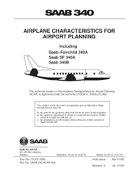 Pdf Airplane Characteristics For Airport Planning Including