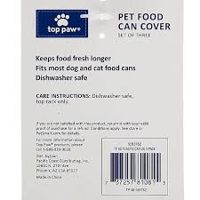 Prepper's guide to food storage: Top Paw Pet Food Can Cover Lids 3 Pack Dog Storage Scoops Petsmart