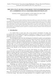 Clic aici pentru 44 articole relevante despre oug 196 din arhiva portalcodulfiscal.ro. Pdf The Influence Of Pollution Reduction On Performance Of A Combined Cycle Cogeneration Power Plant