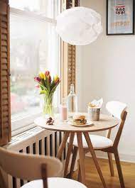 The wonderful dining set also could be used as a computer desk or a study desk. How To Squeeze In A Dining Room In A Tiny Apartment Spaceoptimized
