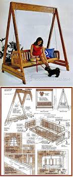 Porch Swing Plans Outdoor Furniture Plans And Projects Woodarchivist Com Planos De Carpinteria Columpio De Veranda Diseno Madera