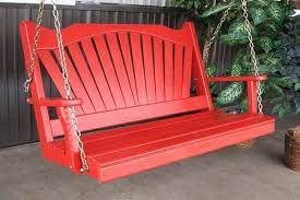 Swings └ outdoor toys & activities └ toys & games all categories antiques art baby books, comics & magazines business, office & industrial cameras & photography cars, motorcycles & vehicles clothes, shoes & accessories coins collectables computers/tablets & networking crafts dolls. Amish Pine Wood Fanback Porch Swing Porch Swing Wooden Porch Patio Swing