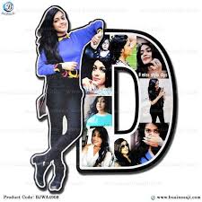 Alphabet Photo Collage With Photo Cutout Businessji Photo Cutout Photo Frame Gift Customized Photo Gifts