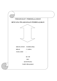 Rpp Kelas V Sd Mi Matematika