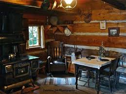 Inside A Small One Room Cabin Log Cabin Interior One Room Cabins Cabin Interiors