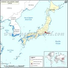 Latitude is the angular distance of a place north or south of the earth's equator. Where Is Tokyo Location Of Tokyo In Japan Map Japan Map Latitude And Longitude Map Map