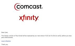The most popular version of the xfinity connect for outlook is 1.1. Scam Emails About Comcast Email Comcast Xfinity