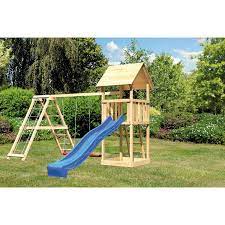 Klettergerüst und schaukel anbau mit ein schaukelsitz. Spielturm Kaufen Bei Obi