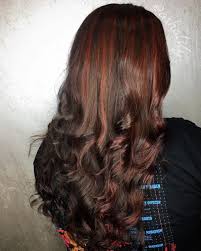 This red ombre looks icy on dark brown hairs, featuring you need to bleach your hair to apply red highlight on dark hairs. 15 Hottest Brown Hair With Red Highlights