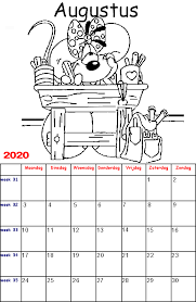 Op deze pagina zie je een hele lange lijst met alle kleurplaten en tekeningen op alfabet om zelf te printen. Kleurplaten Voor Kinderen Diddl Kalender 2019