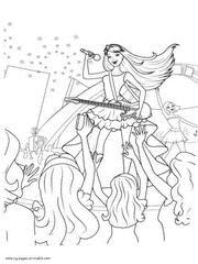 Listing is for 1 personalized printable rockstar coloring page pdf or jpeg file (no tangible item will be sent) these coloring pages are perfect to keep the kids busy. Barbie Coloring Pages The Princess The Popstar