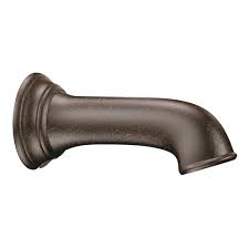 This fully coordinated trim package with tub spout, integrated fixed shower head and hand shower ( in2ition ) is classy looking, highly functional and is very cost effective. Moen Brantford Non Diverting Tub Spout In Oil Rubbed Bronze 3858orb The Home Depot