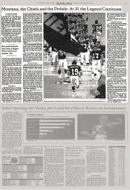 O'reilly, and was first aimed at city firefighters. N F L 93 Montana The Chiefs And The Dream At 37 The Legend Continues The New York Times