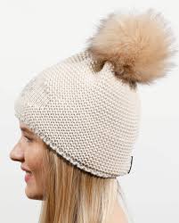 Dámská zimní čepice Sherpa NORA light beige