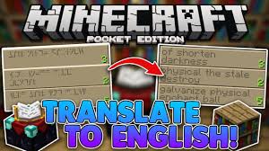 Translate Enchantment Table Into English Mcpe Ios Android No Mods Minecraft Pe Youtube