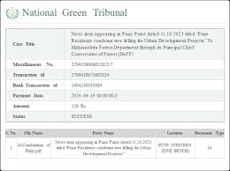 Before The National Green Tribunal sitting at Pune OA No. 186 of 2023  Between: Mr. Ameet Gurucharan Singh and others … APP