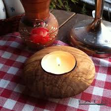 A smart design can go a long way and as you`ve read above, candles have worked very hard to be in our lives, to beautify our soothing long baths and. Wooden Candle Holders Round Out Of Olive Wood