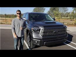 Shop millions of cars from over 21,000 dealers and find the perfect car. First Drive 2019 Toyota Tundra Trd Sport 5 7l V 8 4x4 Crewmax Youtube