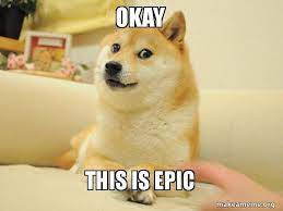 Okay This Is Epic Doge Make A Meme