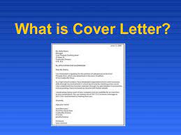 Even when a job listing does not specify that a cover letter is required, you should always submit one wi. What Is Cover Letter