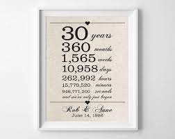 Wondering why pearls were chosen as 30 year wedding anniversary gifts? 30 Years Together 30th Anniversary Gift For Husband Wife Etsy 10 Year Anniversary Gift Anniversary Gifts For Husband 10th Anniversary Gifts