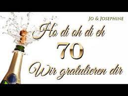 Geburtstagslied Wir Gratulieren Dir Zum 70 Wunsche Zum Geburtstag Youtube