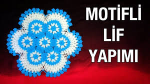 Motifli Lif Yapimi Orgu Tig Isi Sablonu Tig Isleri