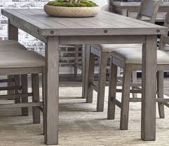 Prospect Hill Gray Rectangular Counter Height Dining Table Counter Height Dining Sets Counter Height Dining Table Counter Height Dining Room Tables