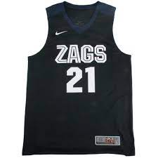 You'll receive email and feed alerts when new items arrive. Nike Gonzaga Bulldogs Replica Basketball Jersey 21 Black
