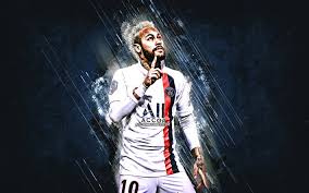 Maybe you would like to learn more about one of these? Download Wallpapers Neymar Jr Psg Portrait Paris Saint Germain White Uniform Psg 2020 Blue Stone Background Ligue 1 France Champions League Neymar For Desktop Free Pictures For Desktop Free