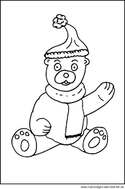 Malvorlage Teddybar Kostenloses Ausmalbild Zum Download