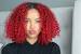 Bright Red Natural Hair
