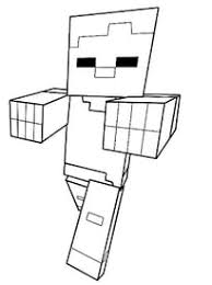 Pixel art fortnite skin bambi. Coloriage Minecraft Page 1