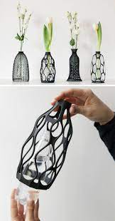 712 10 by linker210 in 3d printing by purincess in 3d printing by danilega in 3d printing by tanyaakinora in 3d printing by soniaverdu in 3d printing by grayst in 3d printing by autodesk gallery workshop in 3d printi. These 3d Printed Sculptural Vase Exteriors Can Be Placed Over The Top Of A Water Bottle And Can Be Screwed On Like A 3d Drucker Projekte 3d Drucker 3d Prints