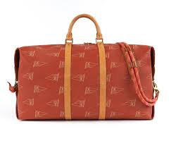 Black And Red Louis Vuitton Bag Louis Vuitton C 1995 Lv America S Cup Garment Duffel Bag W Whale Lock Ltd Ed Leather Duffel Duffel Bag Duffel