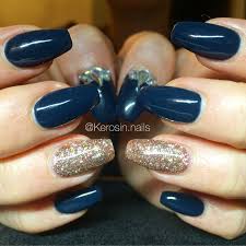 Short acrylic nail ideas , beautiful short acrylic nails you want to share. Short Acrylic Nails Navy Blue Nail And Manicure Trends